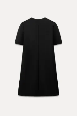 Online VESTIDO MANGA CORTA BOTONES Mujer Vestidos