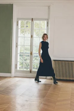 Fashion VESTIDO MANGA SISA 100% LANA Mujer Vestidos|Cárdigan / Jerséis