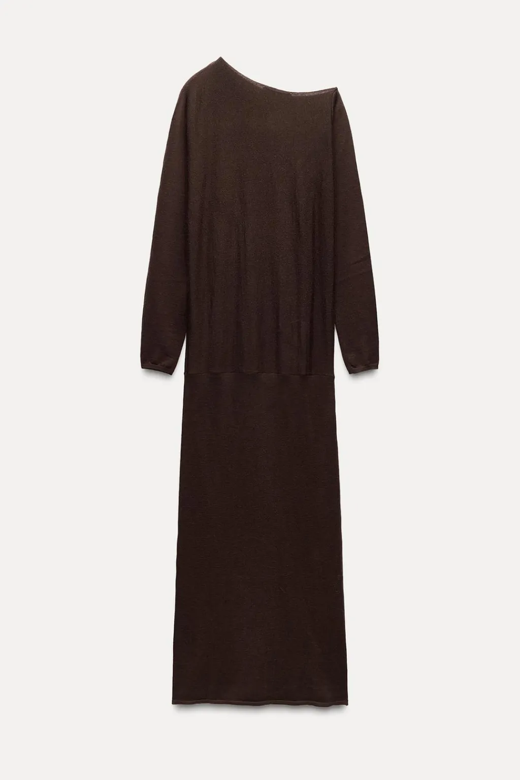 Fashion VESTIDO MIDI 100% LANA Mujer Vestidos|Cárdigan / Jerséis