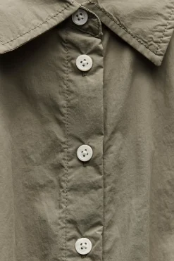 New VESTIDO MIDI CAMISERO ZW COLLECTION Mujer Vestidos