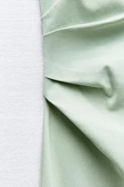 Clearance VESTIDO MIDI CINTURA DRAPEADA Mujer Vestidos