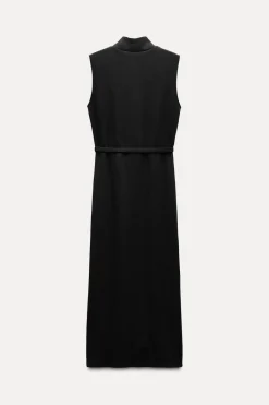 Online VESTIDO MIDI CINTURÓN Mujer Vestidos