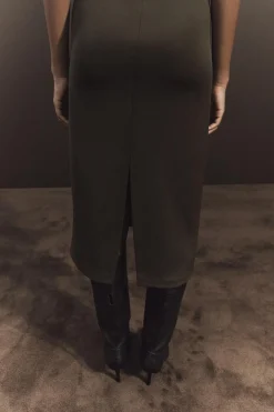 Sale VESTIDO MIDI CINTURÓN Mujer Vestidos