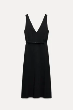 Online VESTIDO MIDI CINTURÓN ZW COLLECTION Mujer Vestidos