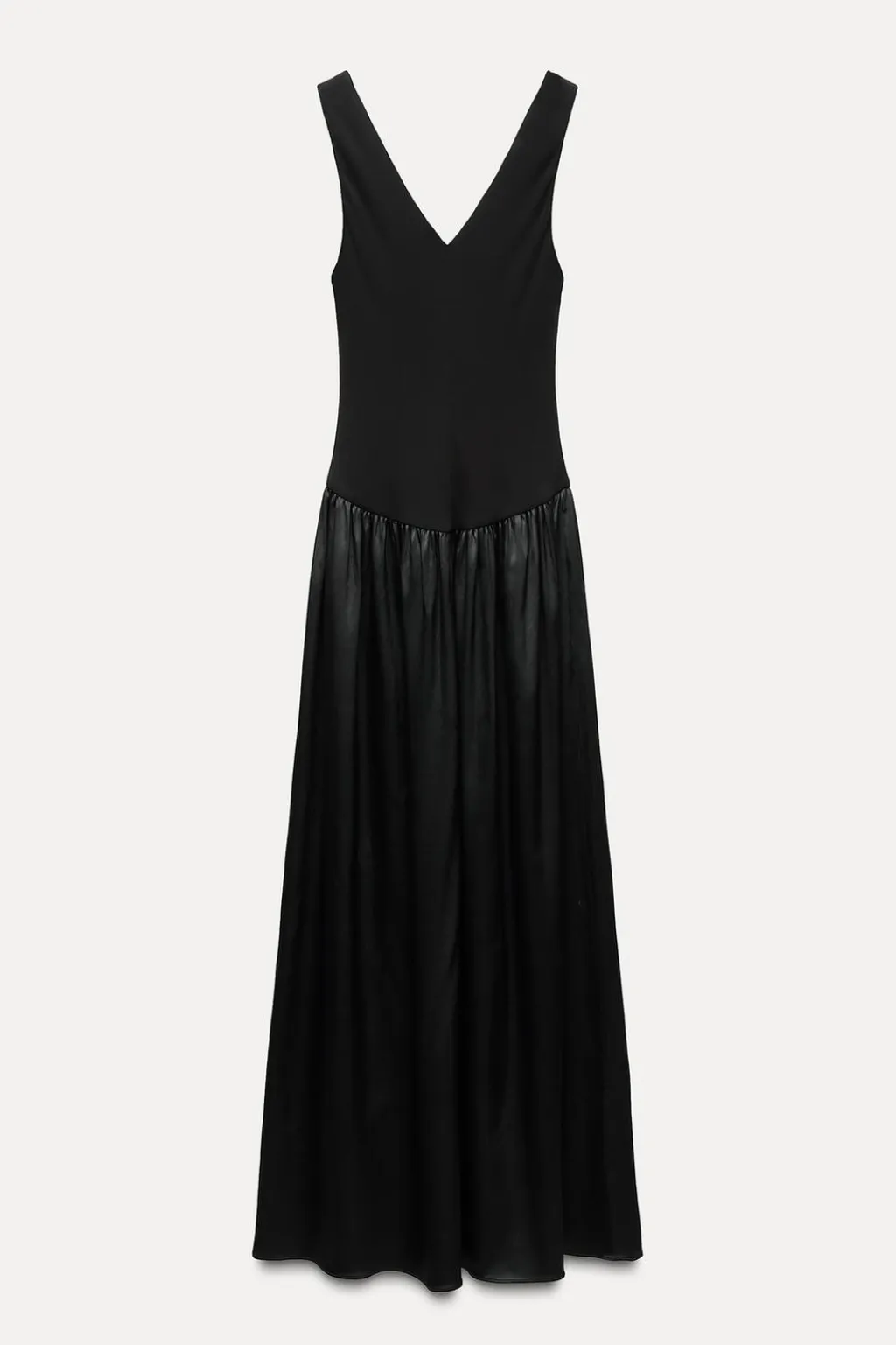 Outlet VESTIDO MIDI COMBINADO ZW COLLECTION Mujer Vestidos