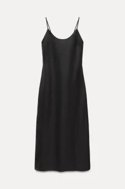 Sale VESTIDO MIDI CON LINO ZW COLLECTION Mujer Vestidos