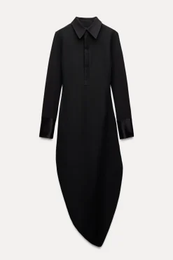 Discount VESTIDO MIDI CUELLO POLO ZW COLLECTION Mujer Vestidos