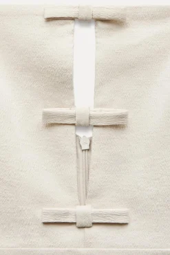 Clearance VESTIDO MIDI CUT OUT LAZOS Mujer Vestidos