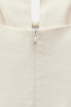 Clearance VESTIDO MIDI CUT OUT LAZOS Mujer Vestidos