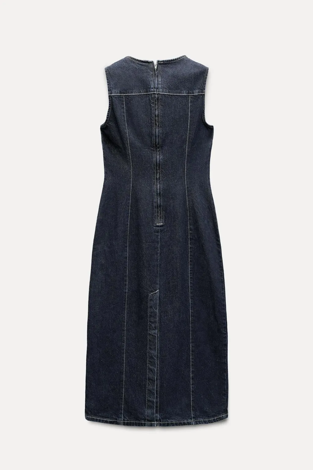 Clearance VESTIDO MIDI DENIM TRF Mujer Vestidos