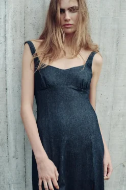 Discount VESTIDO MIDI DENIM Z1975 Mujer Vestidos