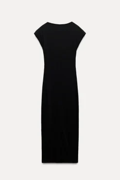 Best VESTIDO MIDI DRAPEADO Mujer Vestidos