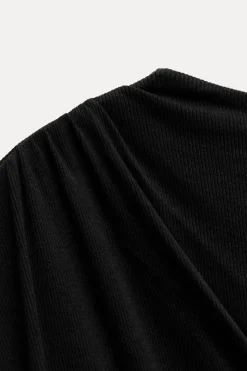 Best VESTIDO MIDI DRAPEADO Mujer Vestidos