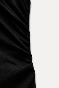 Best VESTIDO MIDI DRAPEADO Mujer Vestidos