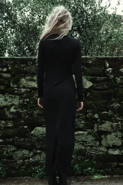 Clearance VESTIDO MIDI DRAPEADO Mujer Vestidos