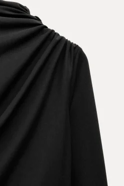 Clearance VESTIDO MIDI DRAPEADO Mujer Vestidos