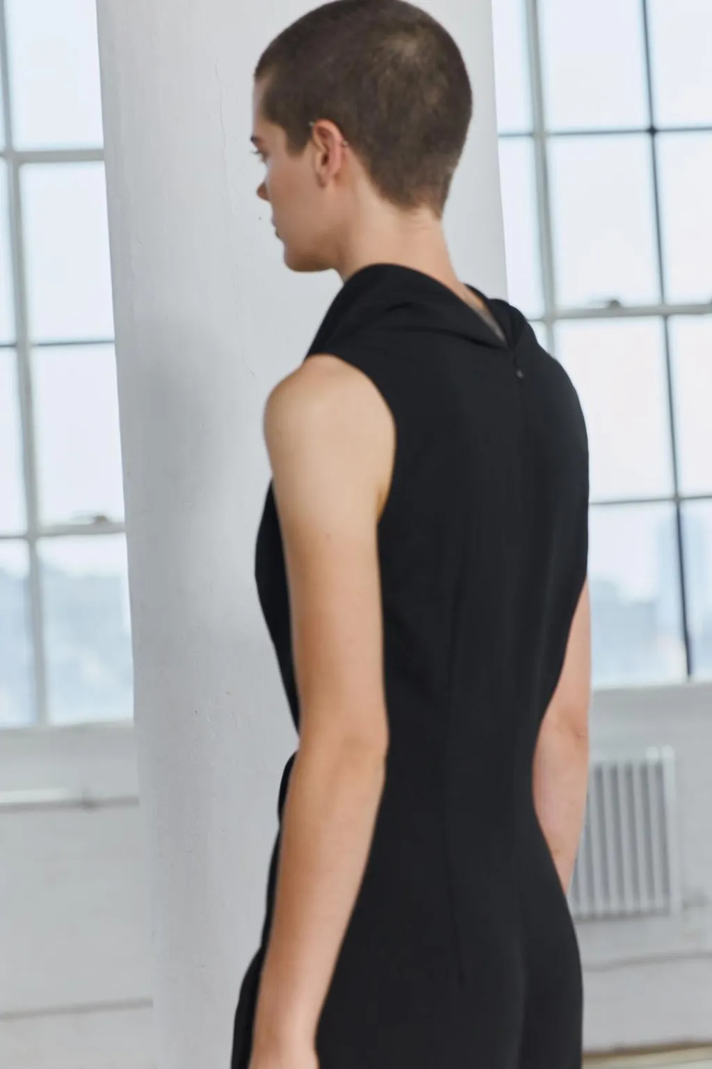 Clearance VESTIDO MIDI DRAPEADO ZW COLLECTION Mujer Vestidos