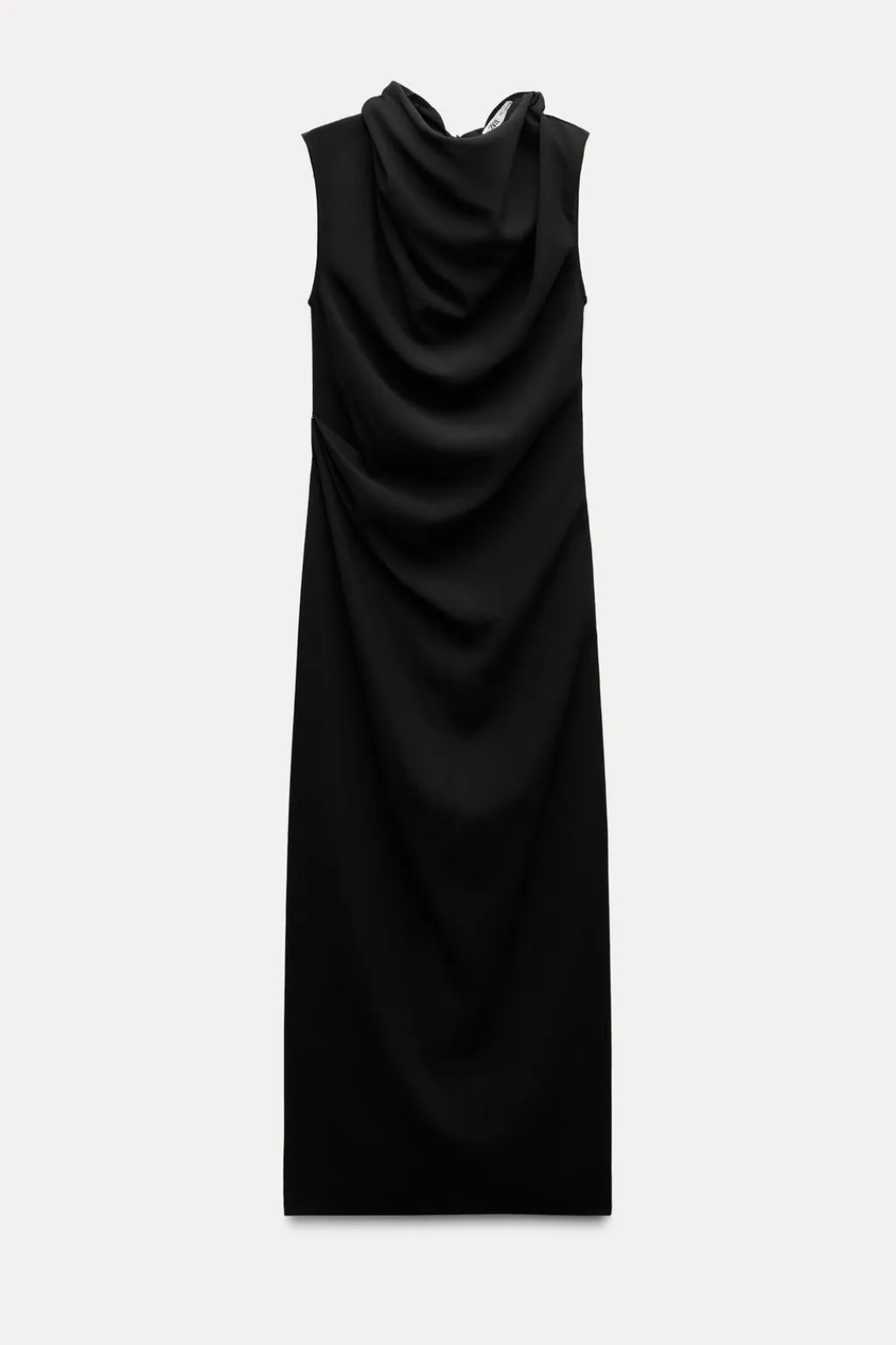 Clearance VESTIDO MIDI DRAPEADO ZW COLLECTION Mujer Vestidos