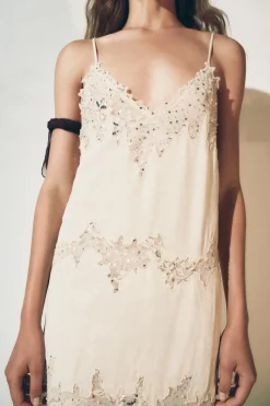 Fashion VESTIDO MIDI ENCAJE ZW COLLECTION Mujer Vestidos