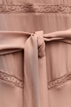 Fashion VESTIDO MIDI ENCAJE ZW COLLECTION Mujer Vestidos