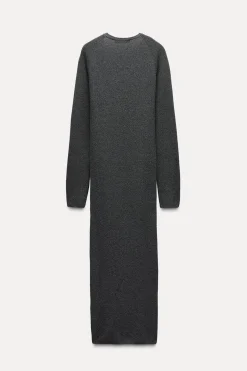 Best VESTIDO MIDI ESCOTE PICO Mujer Vestidos|Cárdigan / Jerséis