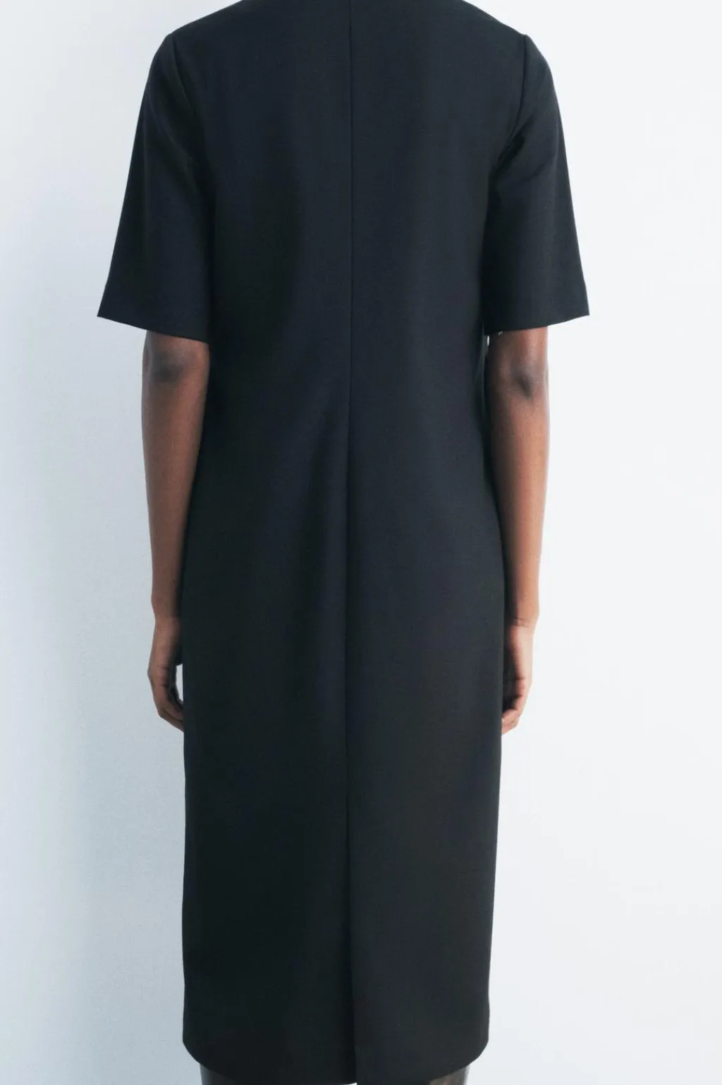 Outlet VESTIDO MIDI ESCOTE PICO ZW COLLECTION Mujer Vestidos