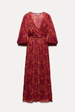 Best VESTIDO MIDI ESTAMPADO Mujer Vestidos