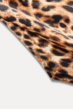 Discount VESTIDO MIDI ESTAMPADO ANIMAL ZW COLLECTION Mujer Vestidos