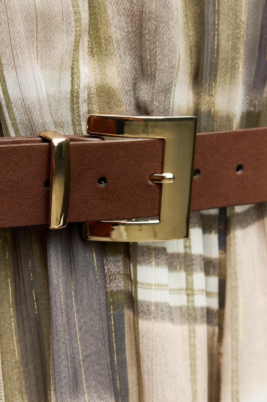 Discount VESTIDO MIDI ESTAMPADO CUADROS Mujer Vestidos