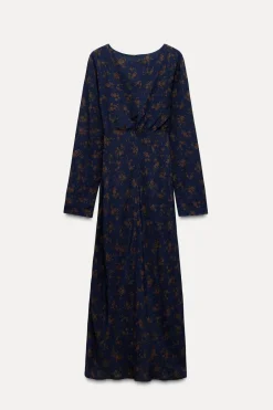 Clearance VESTIDO MIDI ESTAMPADO FLORES Mujer Vestidos