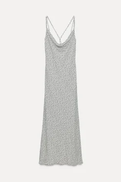 Best VESTIDO MIDI ESTAMPADO LUNARES Mujer Vestidos