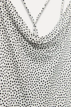 Best VESTIDO MIDI ESTAMPADO LUNARES Mujer Vestidos