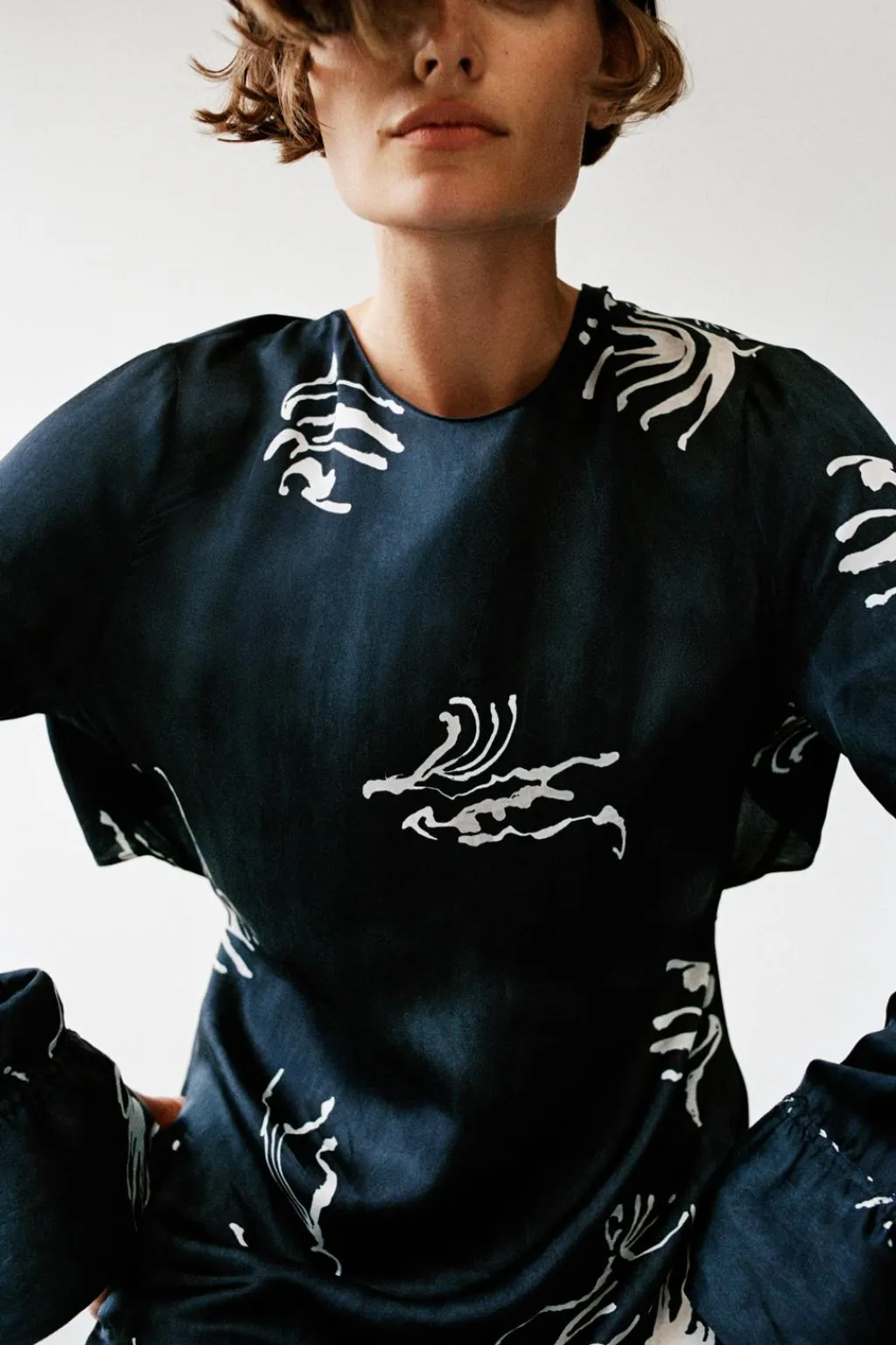 New VESTIDO MIDI ESTAMPADO ZW COLLECTION Mujer Vestidos