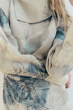 Online VESTIDO MIDI ESTAMPADO ZW COLLECTION Mujer Vestidos