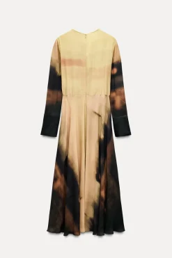 Sale VESTIDO MIDI ESTAMPADO ZW COLLECTION Mujer Vestidos
