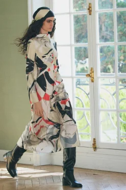 Discount VESTIDO MIDI ESTAMPADO ZW COLLECTION Mujer Vestidos