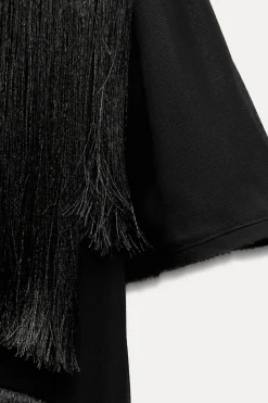 Online VESTIDO MIDI FLECOS ZW COLLECTION Mujer Vestidos