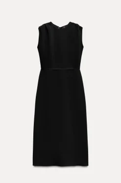 Online VESTIDO MIDI FRUNCES ZW COLLECTION Mujer Vestidos