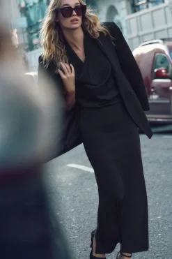 Best VESTIDO MIDI HALTER Mujer Vestidos