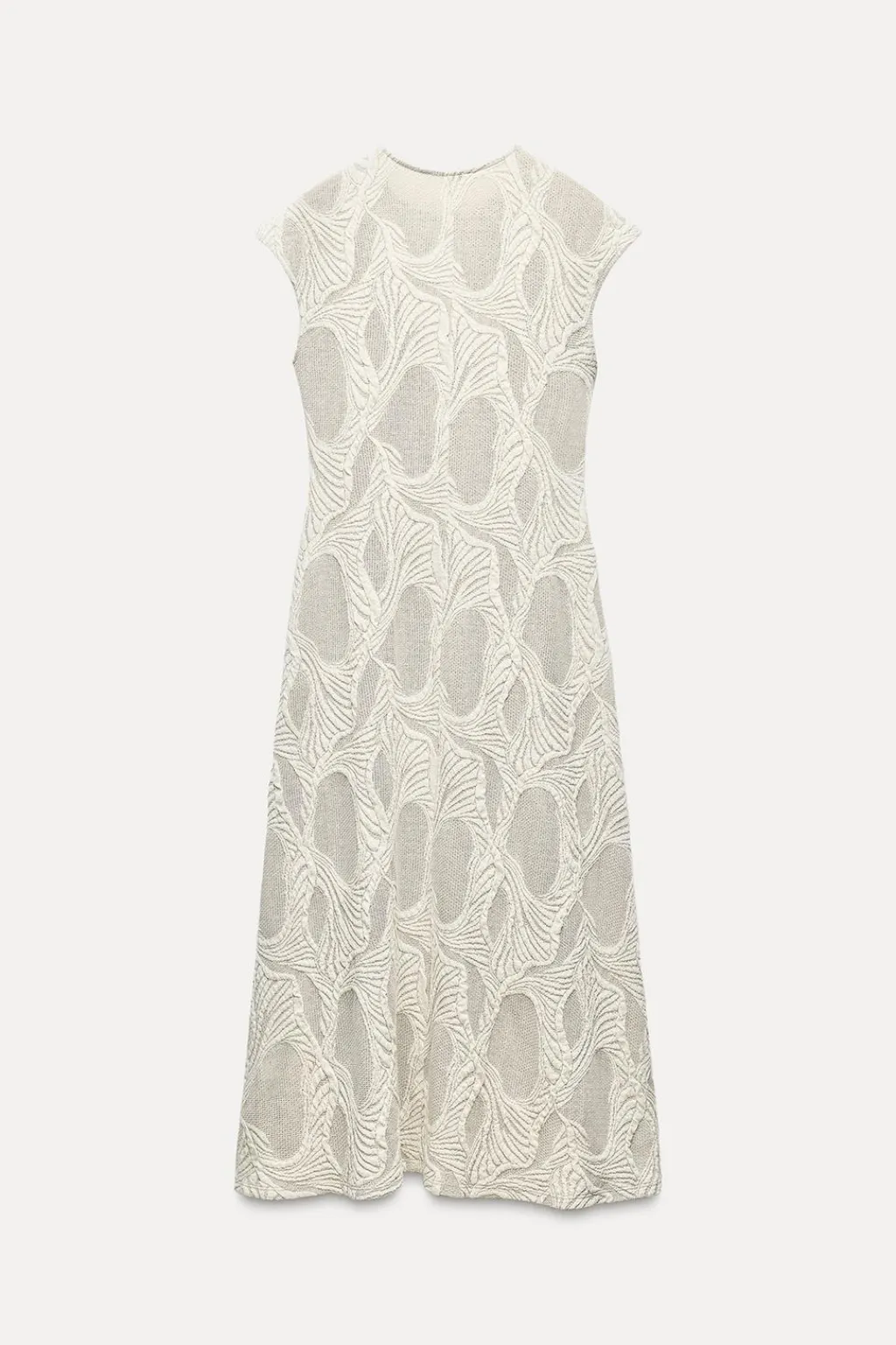 Outlet VESTIDO MIDI JACQUARD Mujer Vestidos