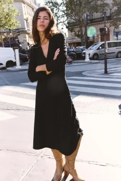 Fashion VESTIDO MIDI JACQUARD Mujer Vestidos