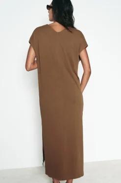 Online VESTIDO MIDI LAVADO Mujer Vestidos