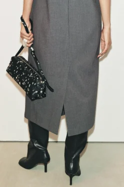 Discount VESTIDO MIDI MANGA SISA Mujer Vestidos