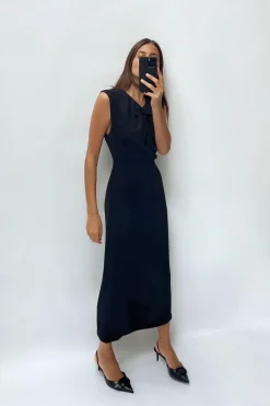 Outlet VESTIDO MIDI NUDO Mujer Vestidos