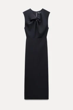 Outlet VESTIDO MIDI NUDO Mujer Vestidos