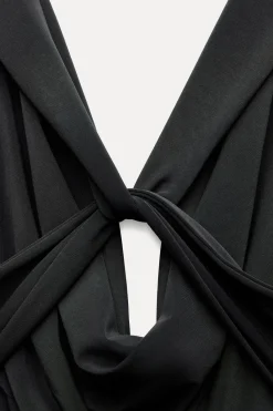 Clearance VESTIDO MIDI NUDO ESPALDA Mujer Vestidos