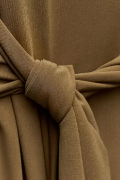 Clearance VESTIDO MIDI NUDO LAZADA Mujer Vestidos