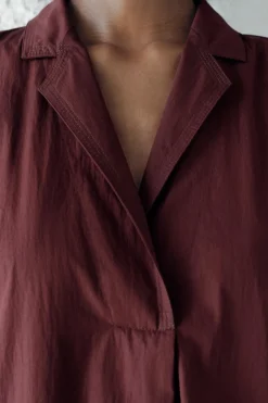 Fashion VESTIDO MIDI PESPUNTES ZW COLLECTION Mujer Vestidos