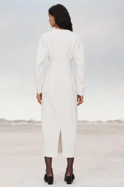 Outlet VESTIDO MIDI PINZAS LIMITED EDITION Mujer Vestidos