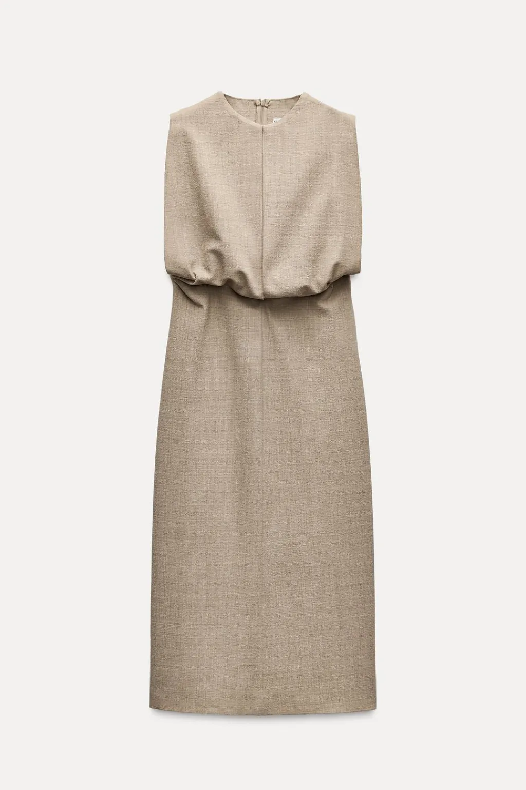 Sale VESTIDO MIDI PLIEGUES ZW COLLECTION Mujer Vestidos